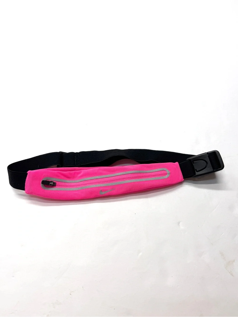 Nike Hot Pink Mesh Slim Waist Running Lean Waist Pack Black Strap Fannypack